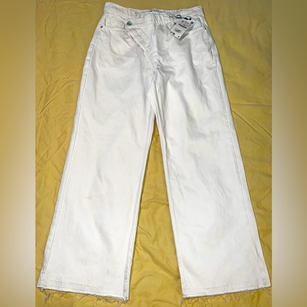 Zara White Jeans